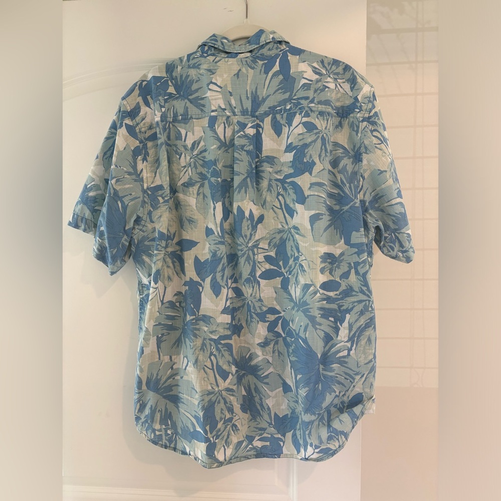 Tommy Bahama Hawaiian shirt blue - Picture 5 of 5
